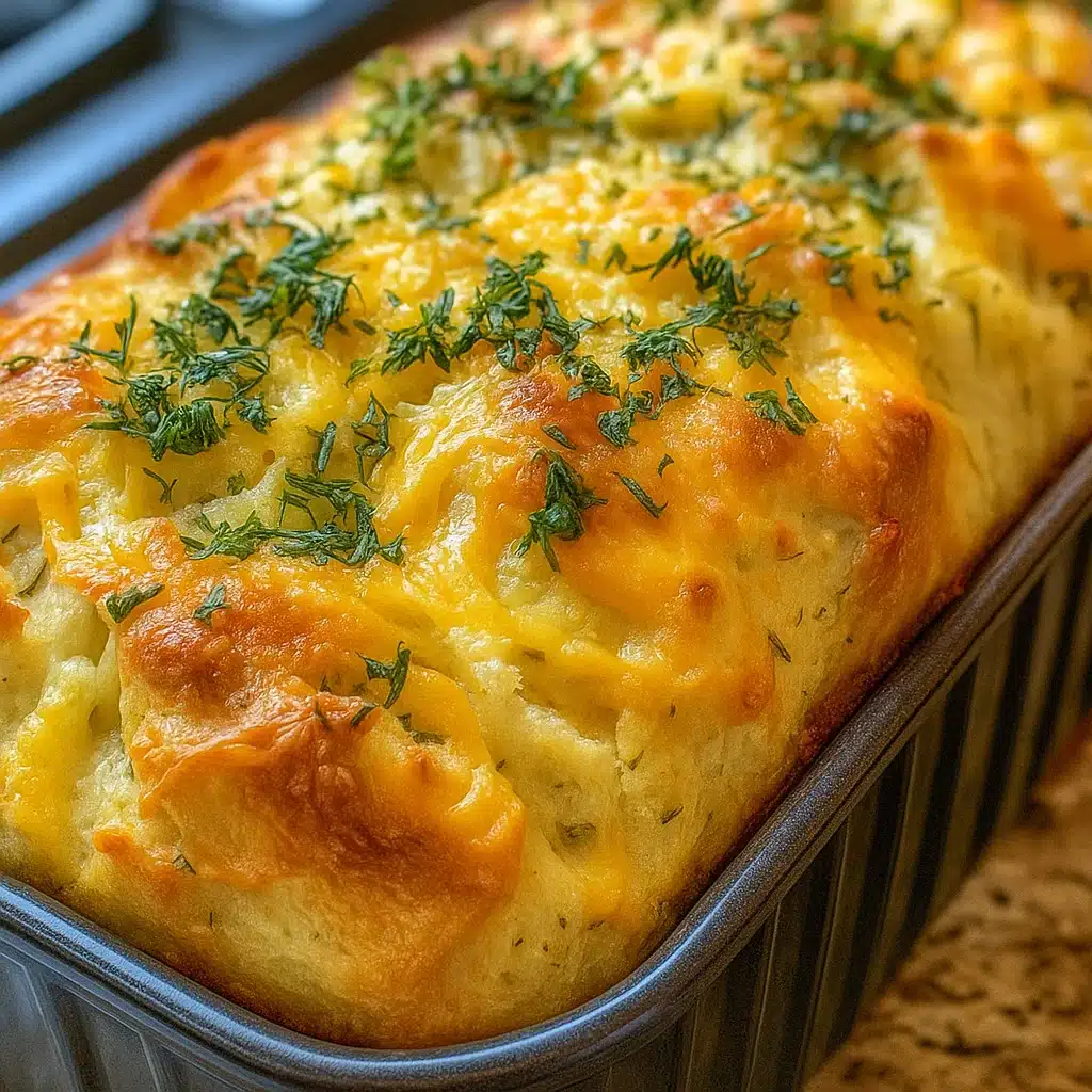 Easy homemade herb and cheese quick bread - ready in 30 minutes with simple ingredients!
